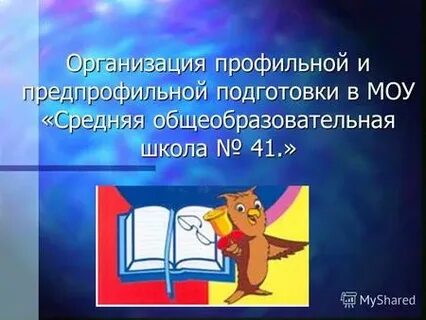 Профильная и предпрофильная подготовка