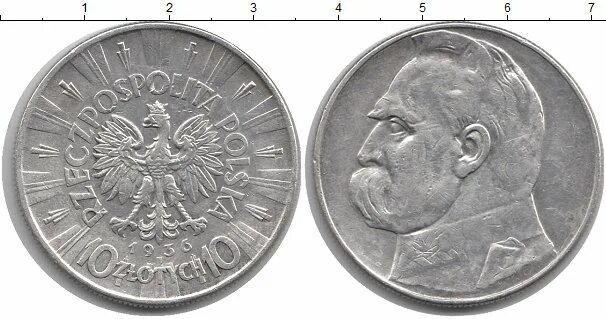 Монета 10 злотых. Юзеф пилсудский монета. 10 злотых 1936. 10 злотых 1823. 10 злотых с венявским.