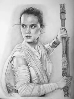 Rey -Star Wars , Ariel Esteban Art on ArtStation at https://www.artstation....