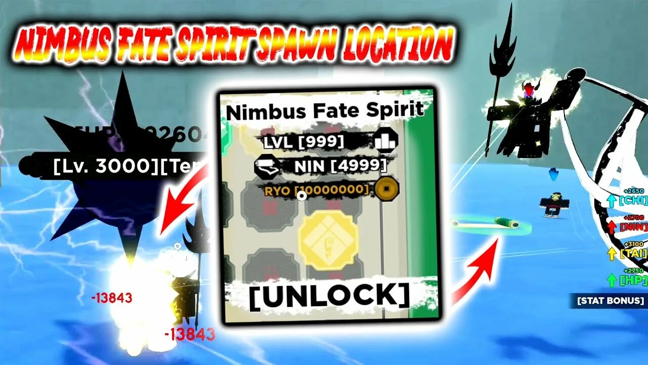 Nimbus Shindo Life. Nimbus Fate Spirit Shindo. Shindo Life - Vanishing Spirit Bomb Spawn location + Damage Showcase. Карма молнии в Шиндо лайф.