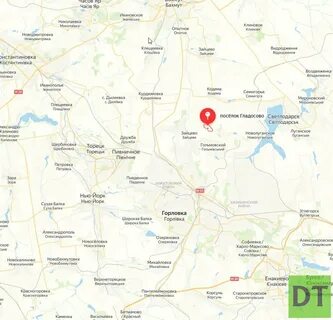 Г торецк донецкой обл на карте