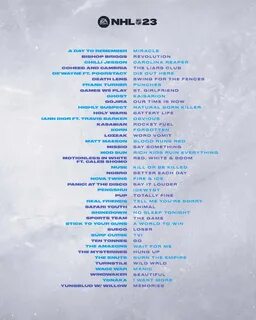 Список песен 2017