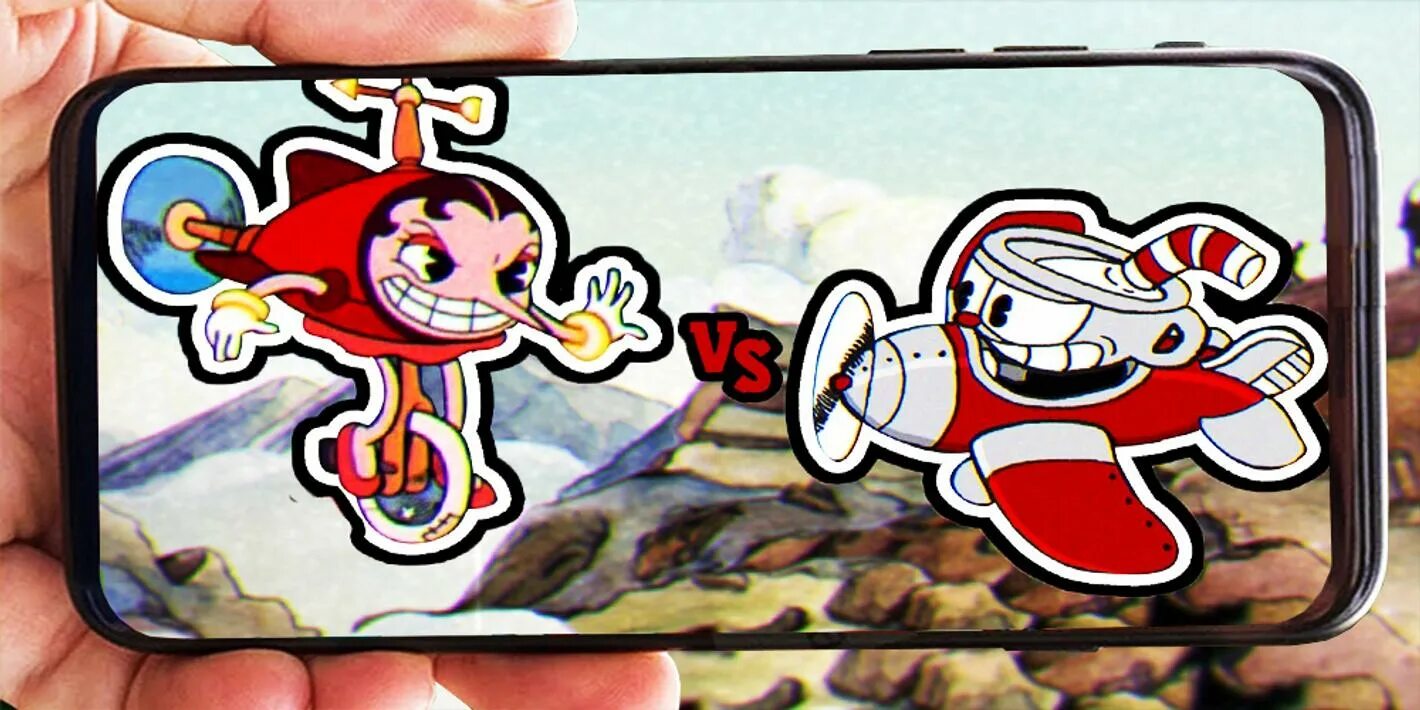 Cuphead версия на телефон. Cuphead mobile игра. Капхед 1.2.2. Капхед 1.2.4. Cuphead битва.