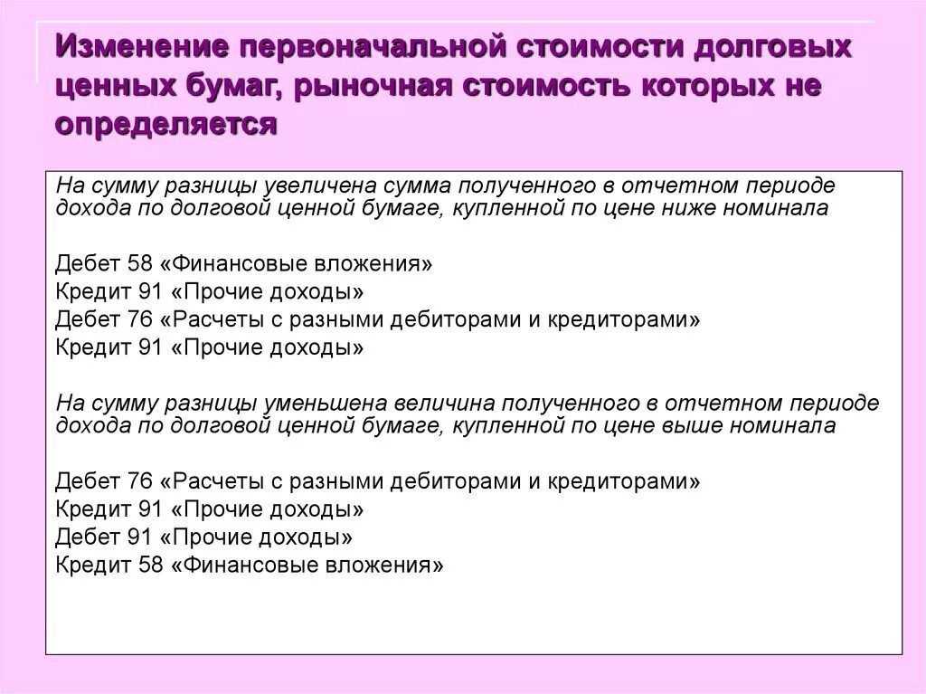 Изменение первоначальной. Изменение первоначальной стоимости. Причины увеличения первоначальной стоимости. Увеличивает первоначальную стоимость ценных бумаг.