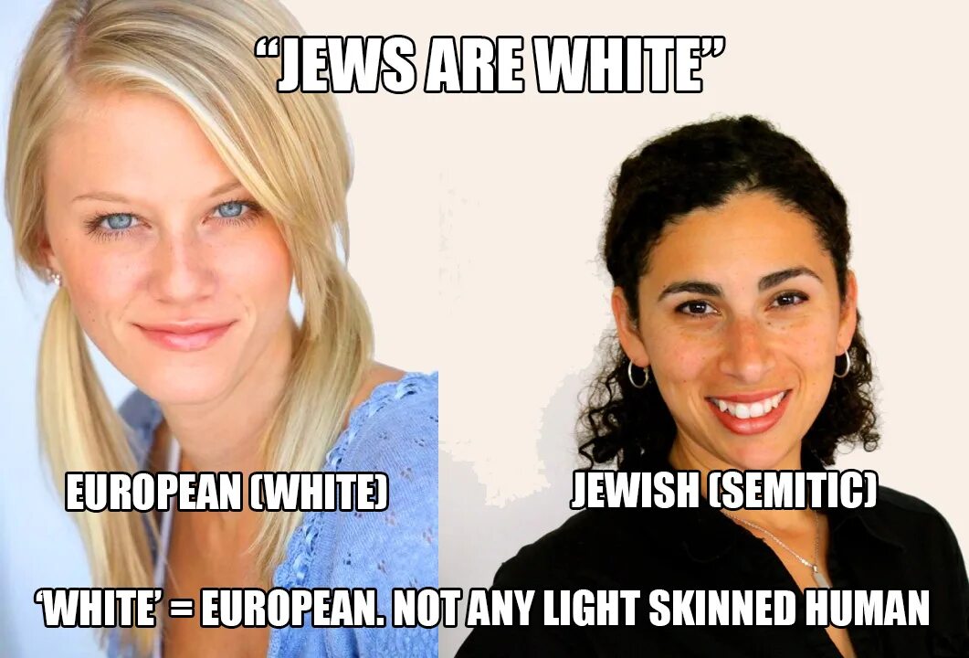Why are you with him. Jews anti white. are jewish white.. jews are not white. jews vs whites.