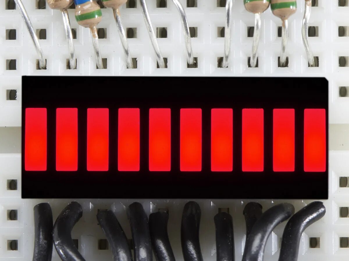 Display 10. Дисплей лайт. светодиодный дисплей на весах. что такое bargraph display. adafruit led 24 bargraph.