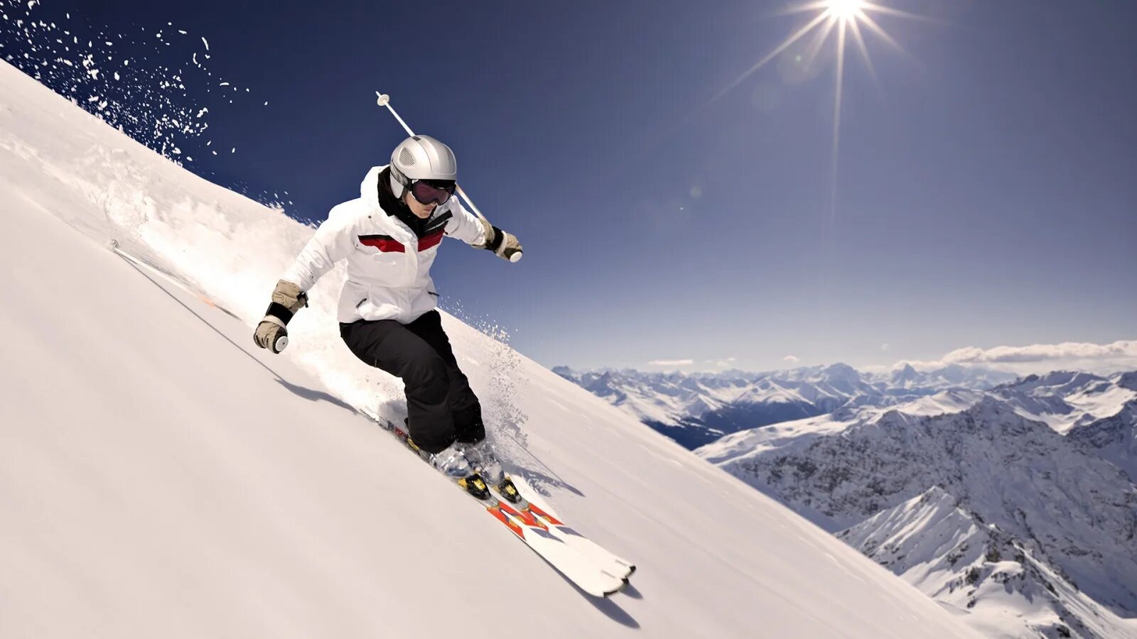 High skiing