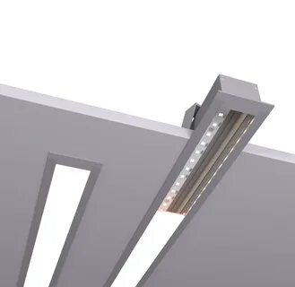 Встроенный линейный потолочный светодиодный светильник