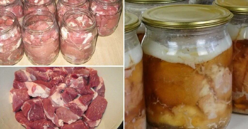 Мясо в банке на зиму