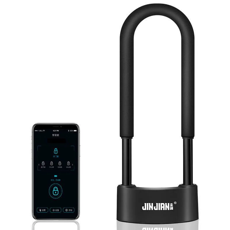 Bluetooth l. 4bike 810l. блютуз замок. easy lock bao smart bluetooth u-shaped lock.
