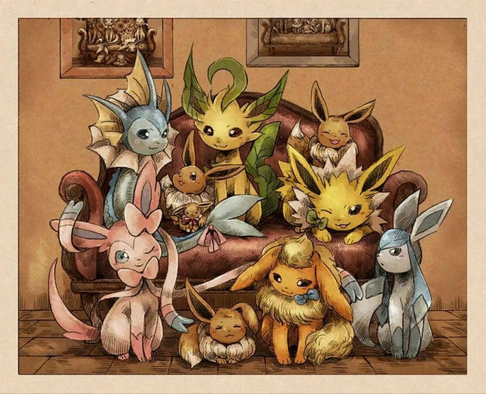 Покемон Eevee. Покемон иви и его семья. Покемон иви эволюции арт. Eevee Pokemon. И. его. Друзья.