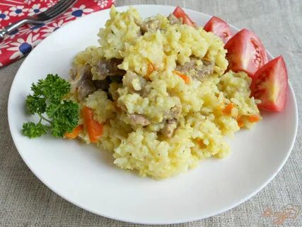 Пшено с мясом