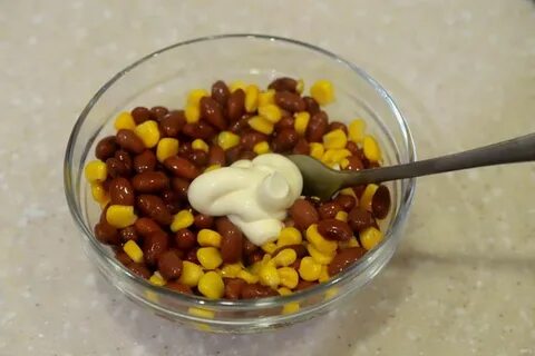 Рецепт фасоль кукуруза
