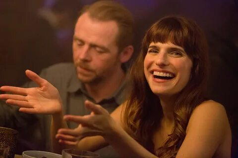 Simon Pegg and Lake Bell in Man Up (2015). 