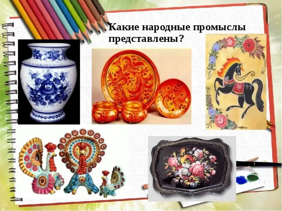 Искусство россии 5 класс. Народные промыслы: Хохлома, Гжель, Жостово. Хохлома, Дымковская, Гжель Городецкая роспись. Декоративно прикладное искусство изо. Названия народных промыслов.