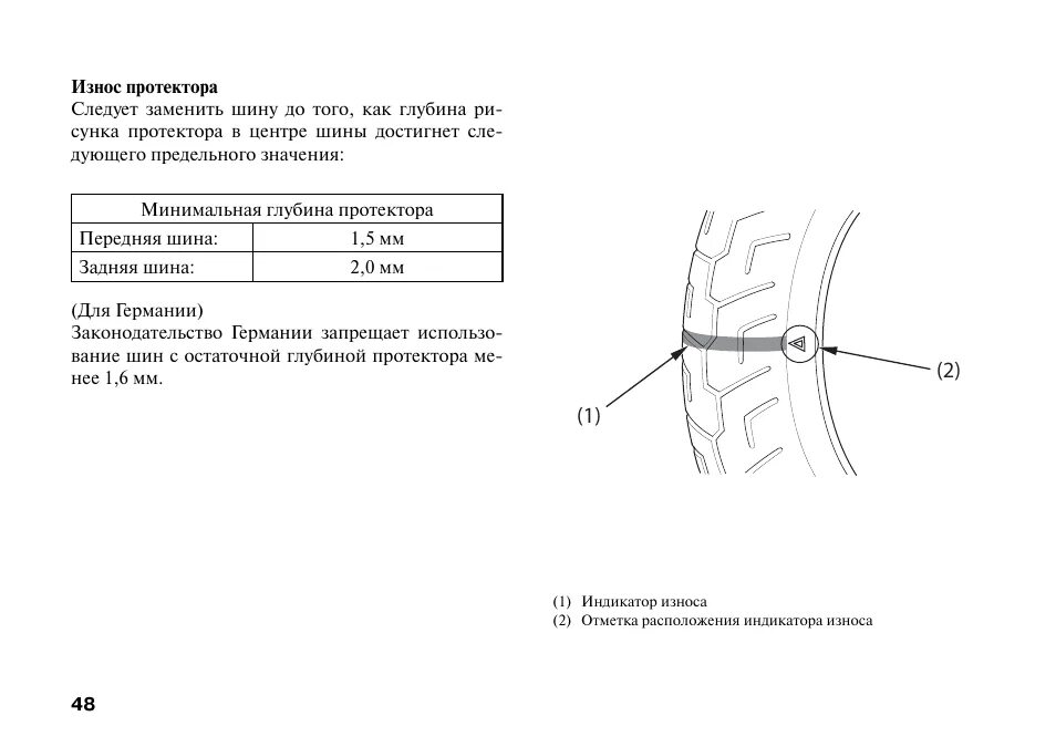 Допустимый износ протектора шин. Остаточная глубина протектора таблица. Остаточная глубина протектора шин мотоцикла. Допустимый износ летних шин. Запрещается эксплуатация автобусов если остаточная глубина