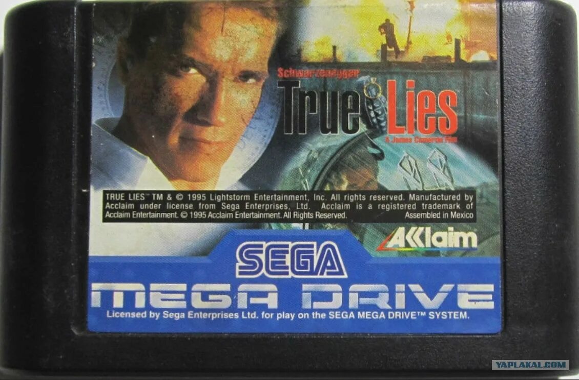 Обложка на картридж сега true Lies. Правдивая ложь Sega. Sega Mega Drive картриджи. Игра на сегу правдивая ложь.