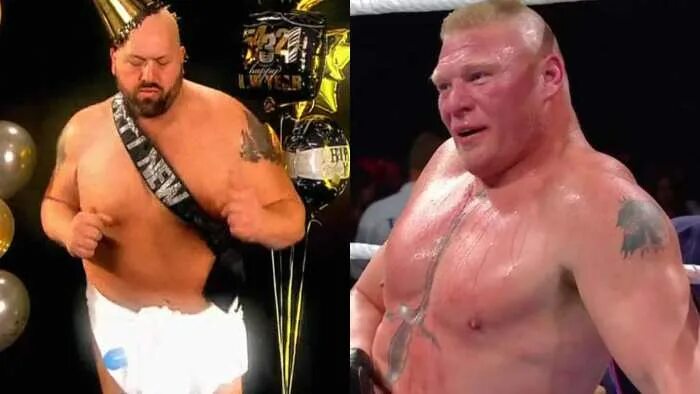 WWE Брок Леснар 2021. Брок Леснер Биг шоу. Big show 2022 Рестлер. Биг шоу 2021.