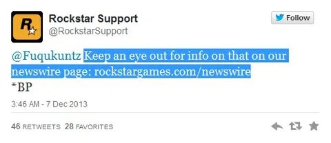Rockstar support