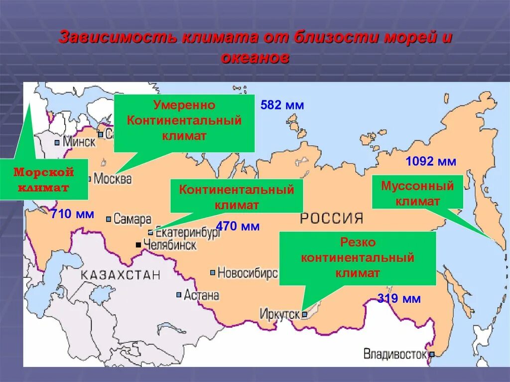 В каком направлении нарастает континентальность климата. Умеренно континентальный пояс России. Резко континентальный климат. Континентальный КЛИНМАТ. Морской и континентальный климат.