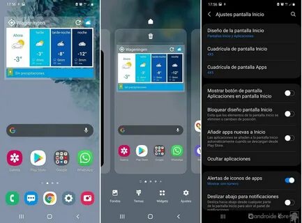 Главный экран one ui