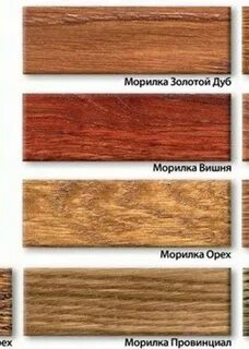 Акриловые морилки для дерева