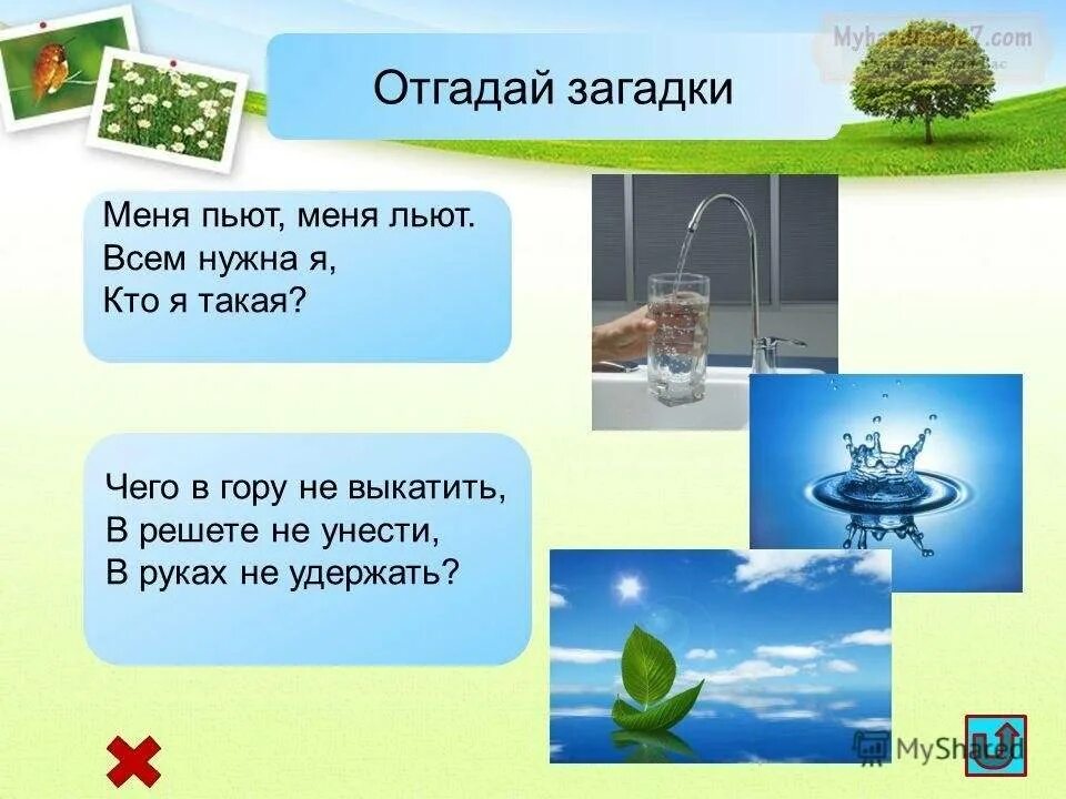 Вода урок видео