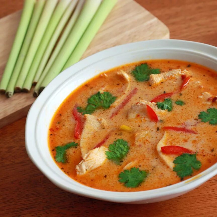 Суп на обед быстро и вкусно. Tom kha gai. суп для гурмана. tom kha soup. том тха суп.