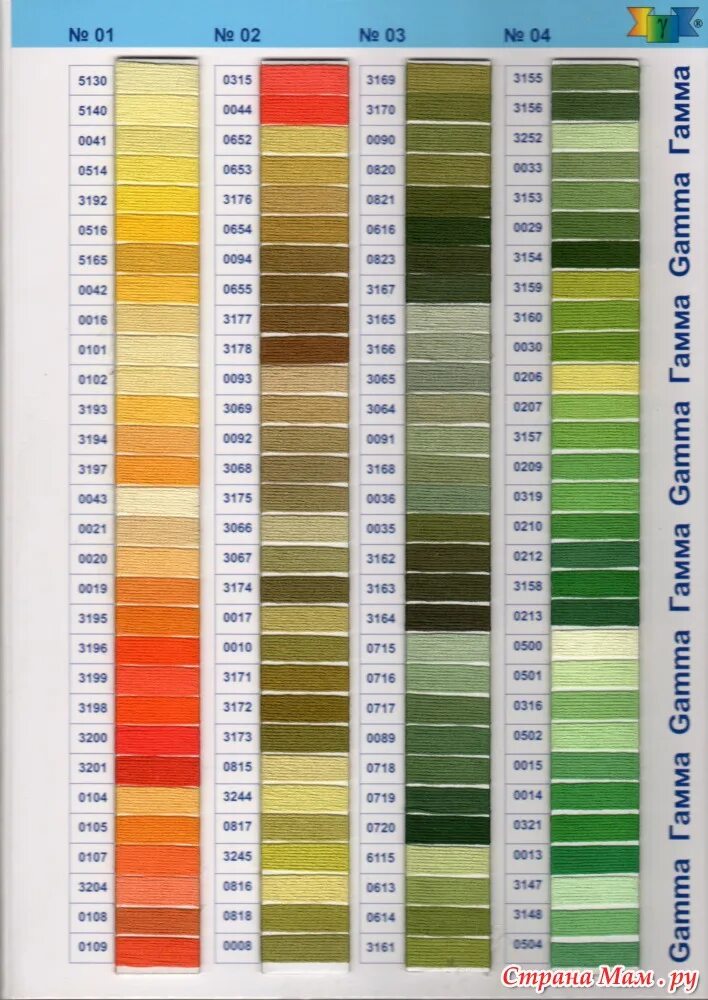 Гамма палитра цветов по номерам. Таблица нитей мулине гамма. Палитра Gamma мулине. Нитки мулине гамма таблица цветов. Мулине Gamma 3048 (гамма).