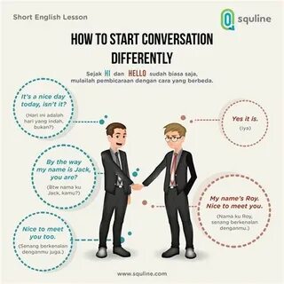 Starting conversation