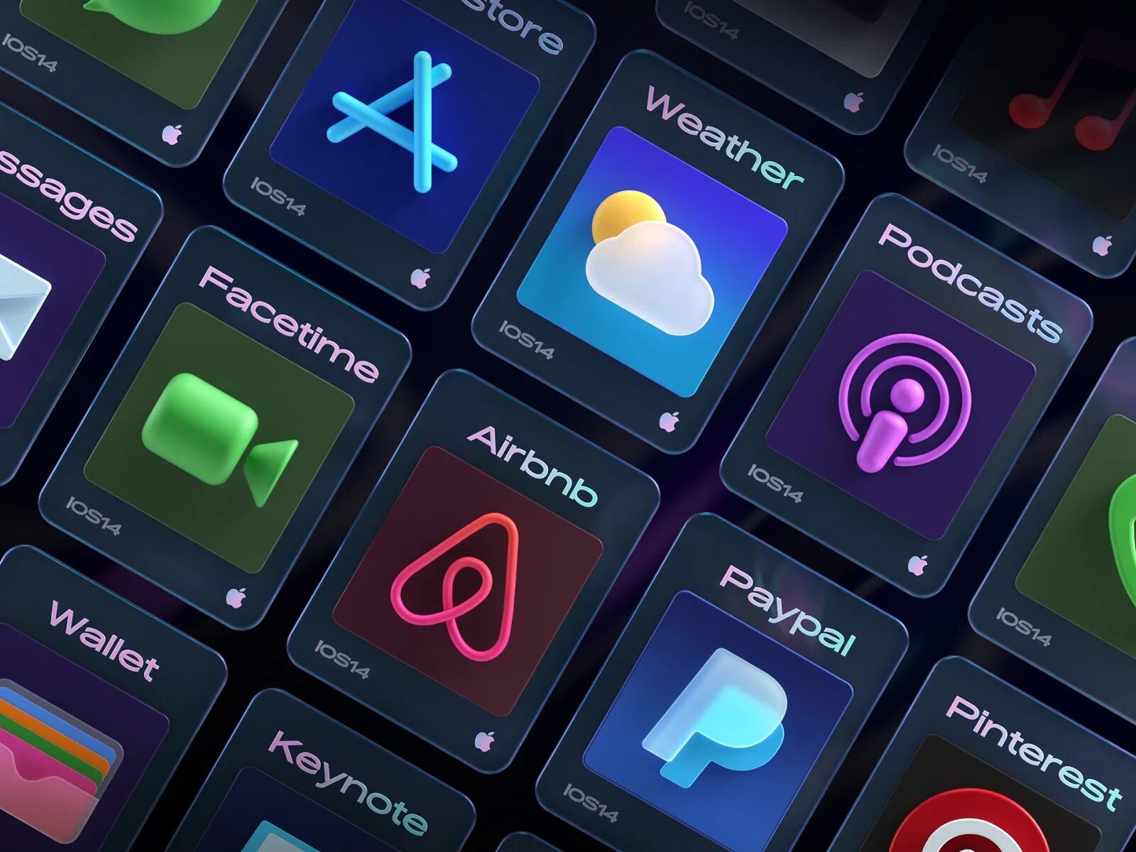Ios icon pack. 3д иконки в ios. 3d иконка iphone. иконки иос 14. приложение объемная иконка.