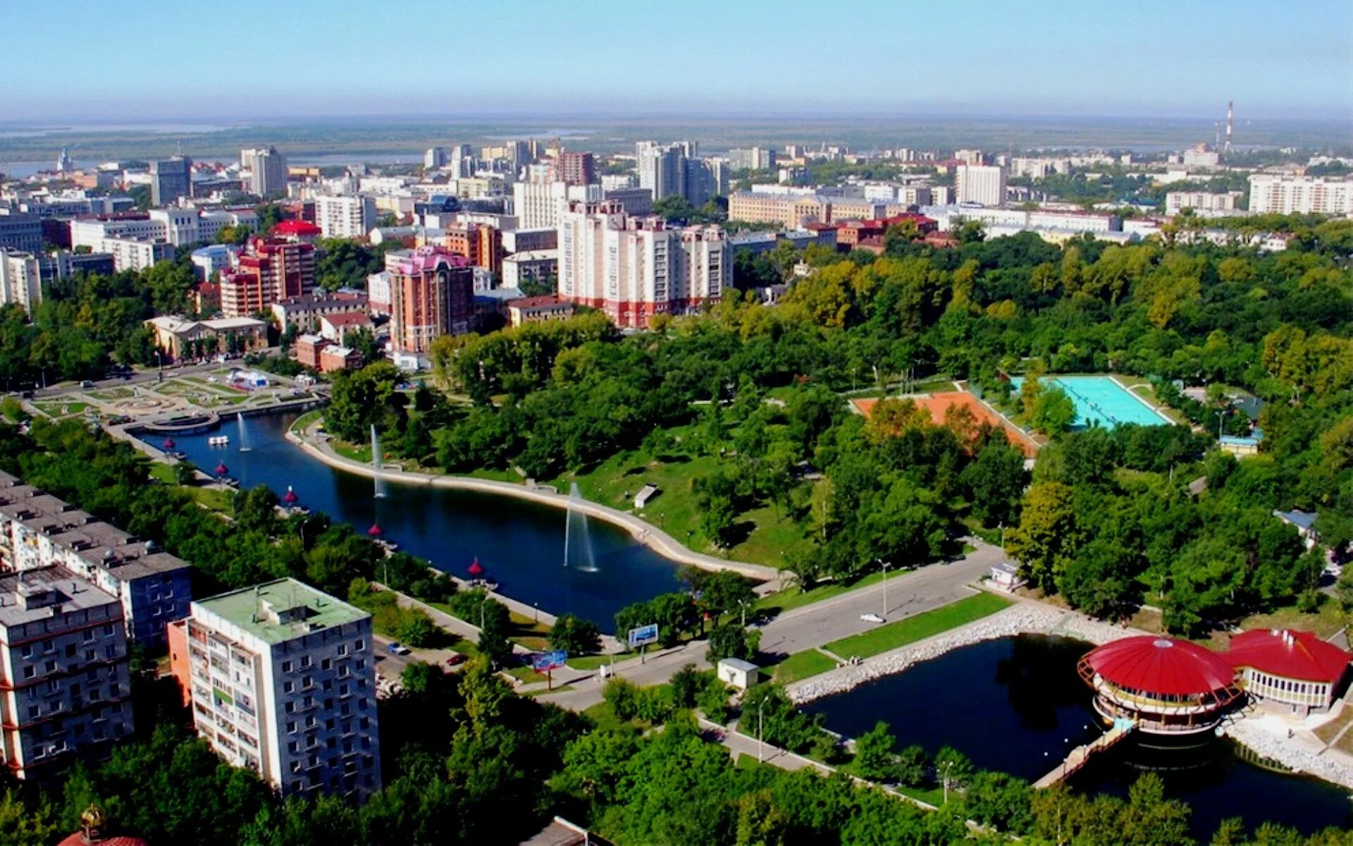 Пруды Хабаровск. Городские пруды города Хабаровска. Парк на прудах Хабаровск. Дальний Восток город Хабаровск.