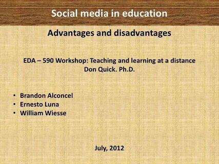 Education disadvantages