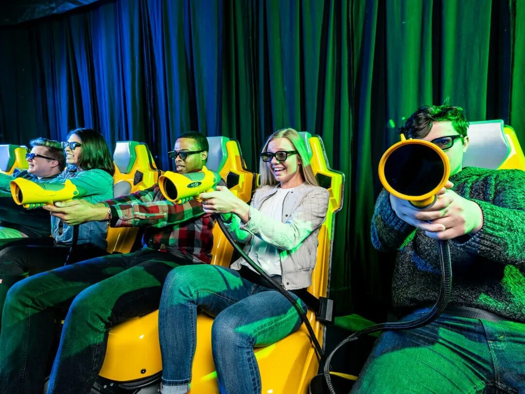 Dark ride. Dark.ride attraction.