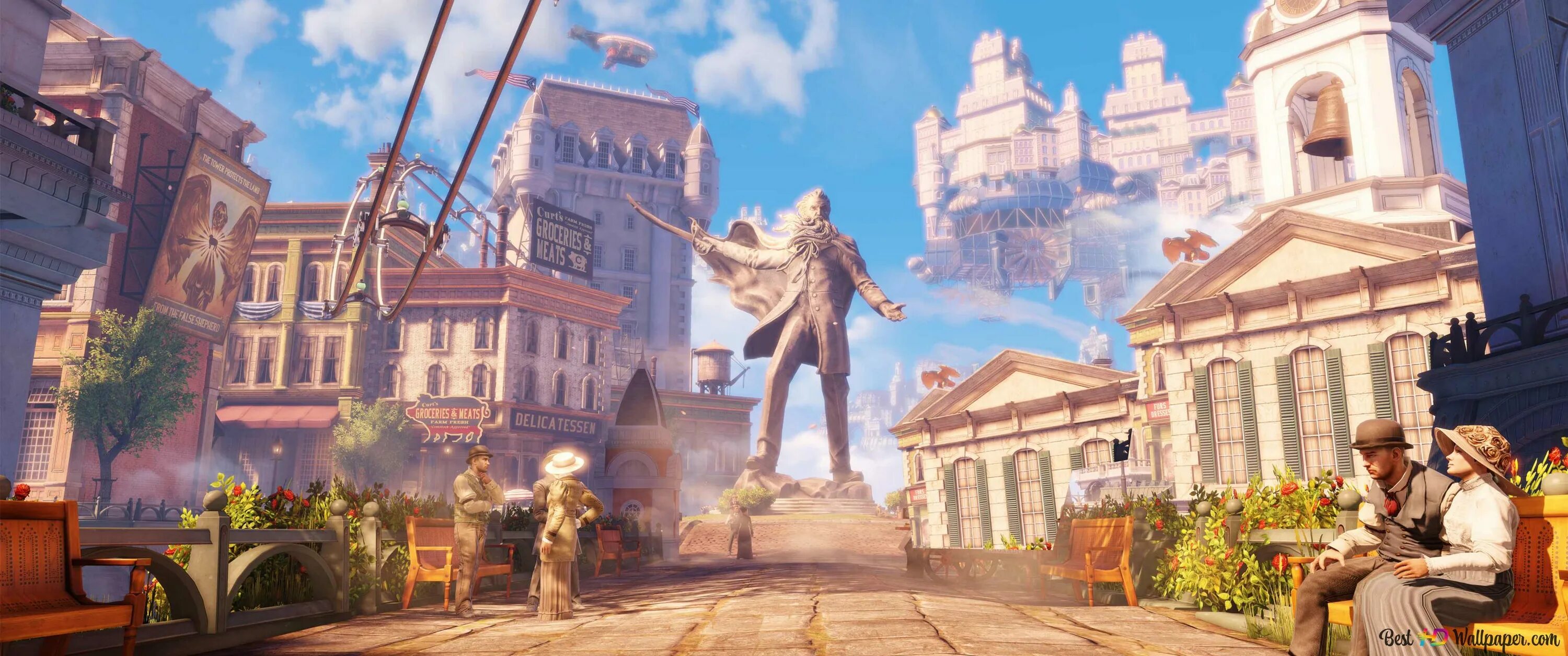 Колумбия биошок инфинити парад. Infinite city. Биошок город в небе. Биошок инфинити арт город. Infinite city.