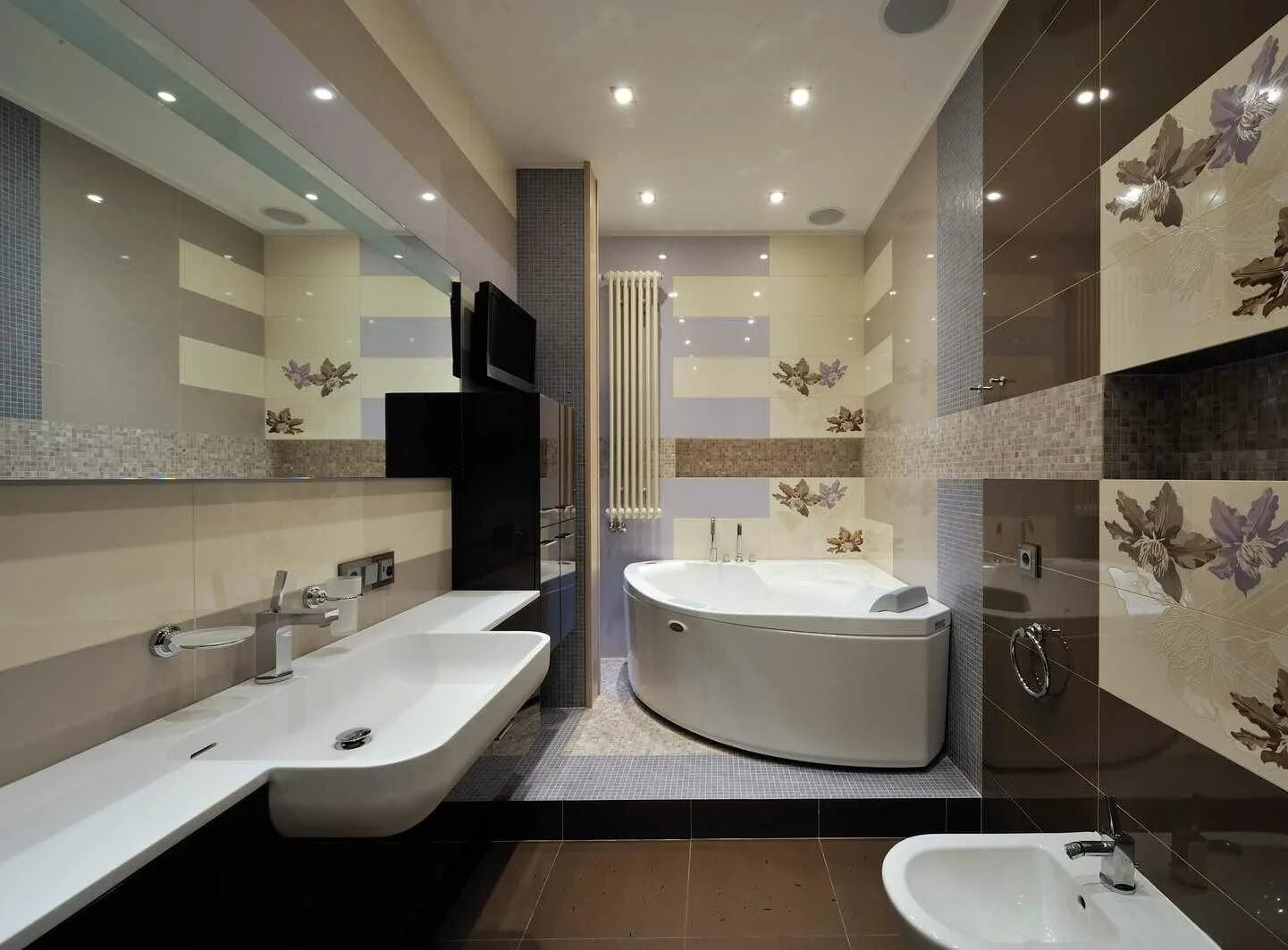 Интерьер ванной. Современная ванная комната. Красивые Ванные комнаты. Современный интерьер ванной. Ванна отделка современная