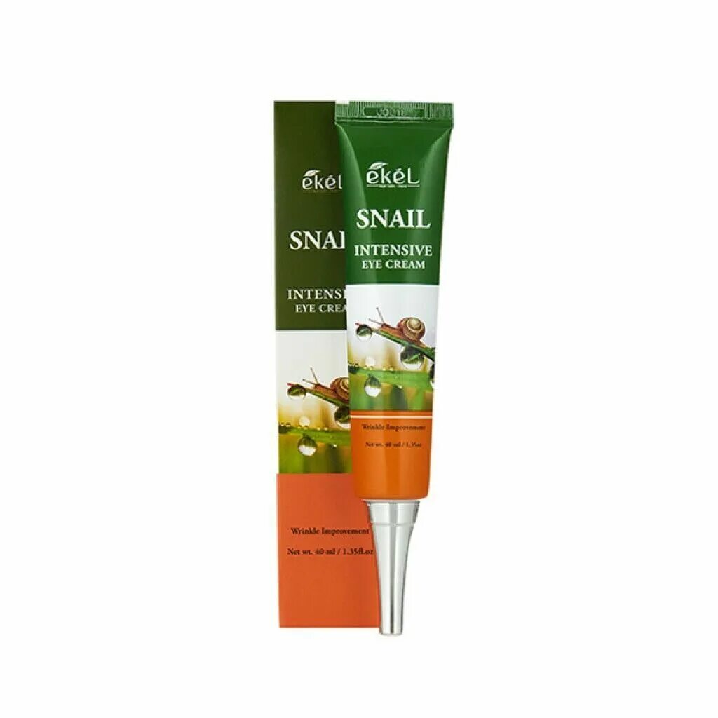 Крем для век с муцином улитки. [ekel] крем для век с муцином улитки snail intensive eye cream, 40 мл.. крем snail intensive eye cream. ekel snail intensive eye cream крем для кожи вокруг глаз с муцином улитки. intense eye repair интенсивный крем для кожи вокруг глаз.