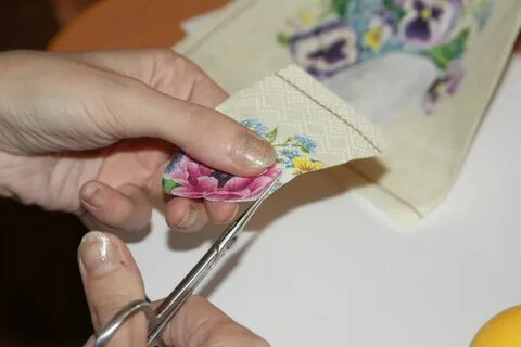 Декупаж салфетками для начинающих пошагово с клеем