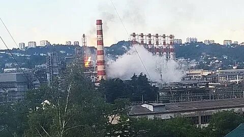 Туапсинский нпз горит