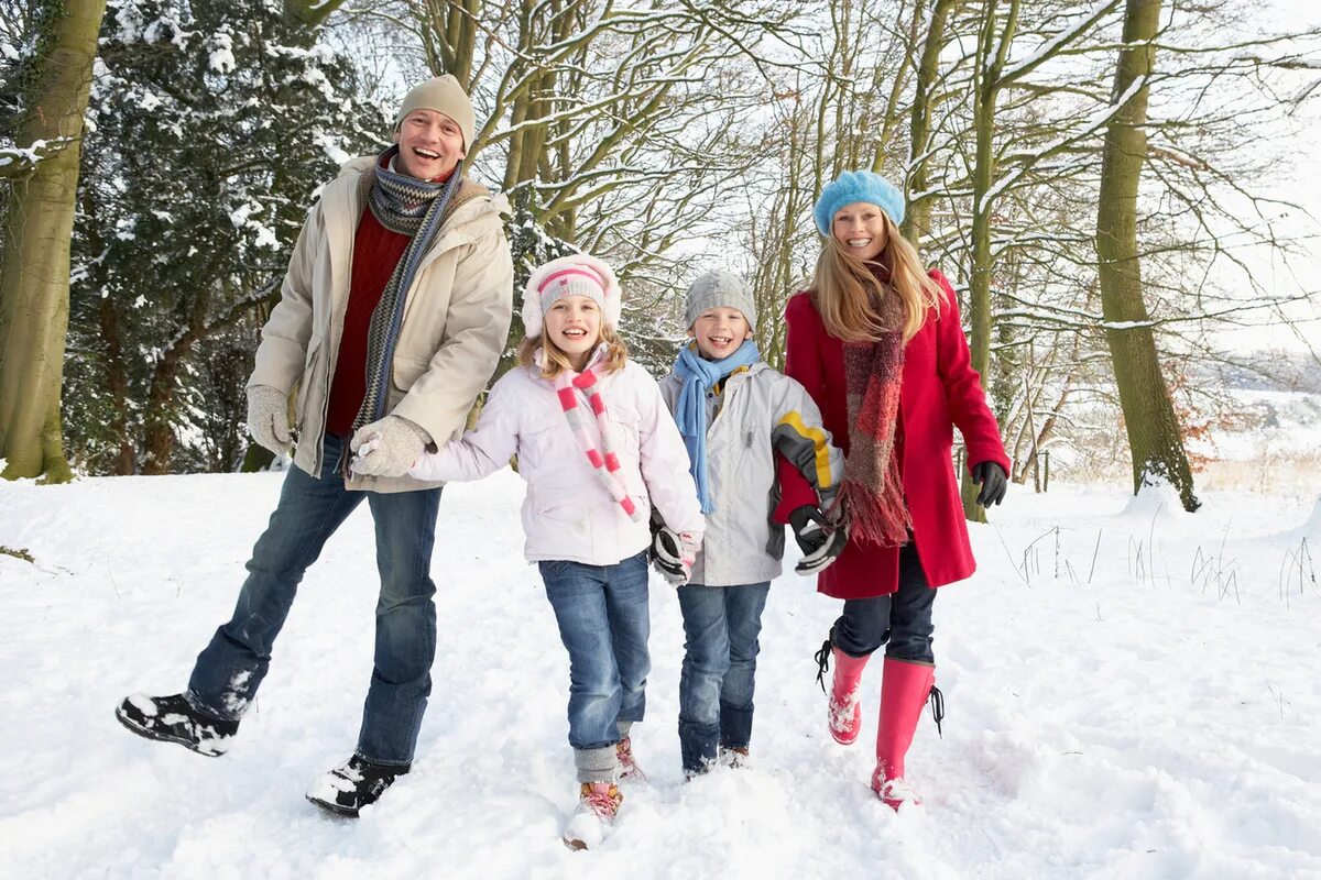 куда сходить зимой с семьей