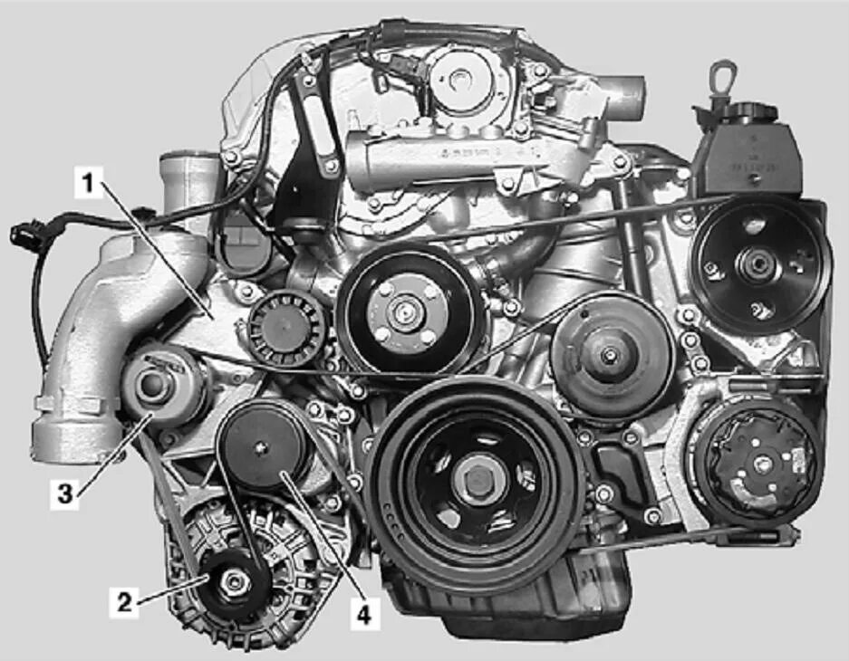 W212 замена обводного и натяжного роликов на m276 - Mercedes-Benz E-class (W212)