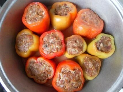 Соотношение перца и фарша