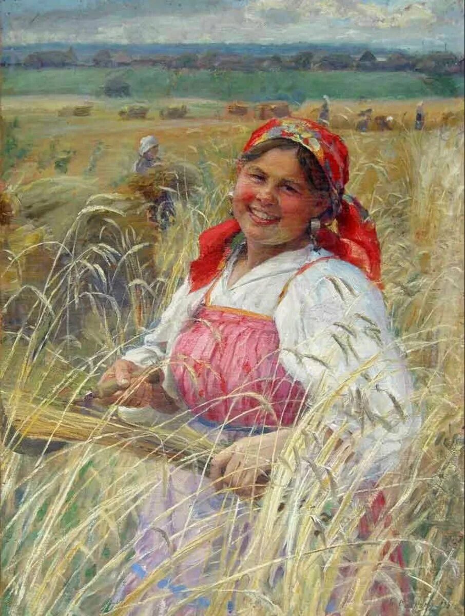 Изображает она русскую крестьянскую девушку. Федор васильевич сычков крестьянка. Горохов иван лаврентьевич крестьянская девочка. М корин 1865 1923 художник. Репин илья ефимович крестьянская девочка.