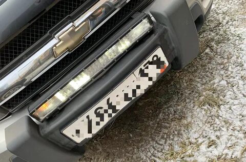 Светодиодная балка на бампер нивы