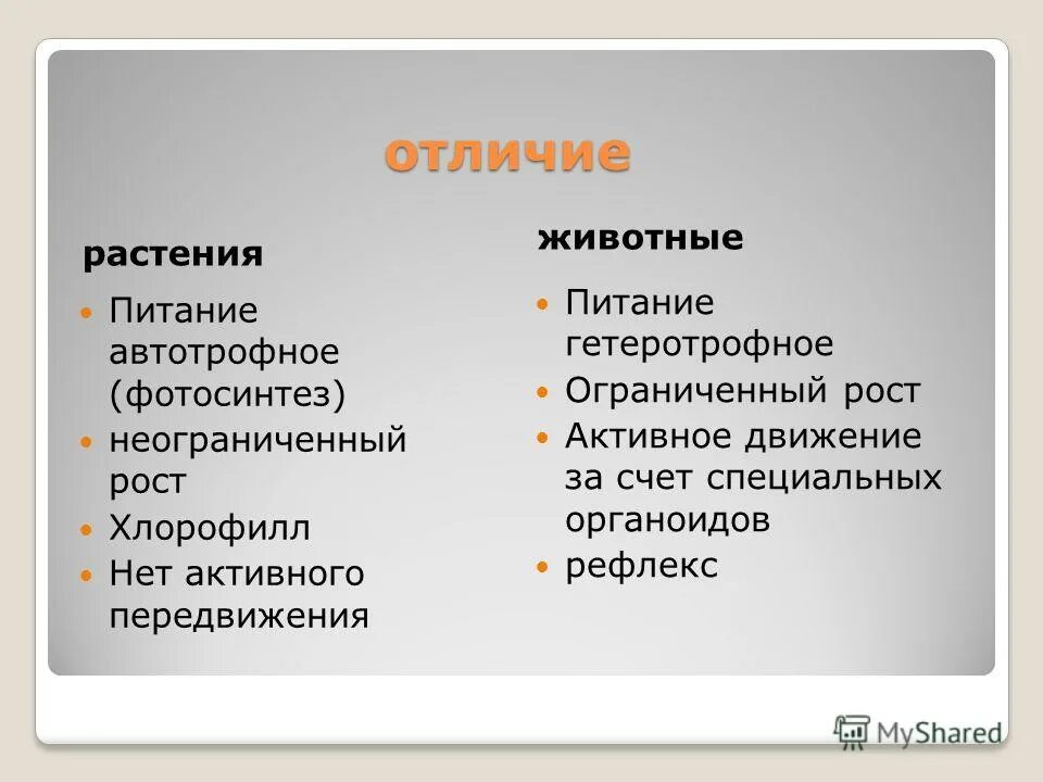 Чем отличаются пищевые. Питание растений и живот. Питание растений и животных. Чем отличается питание растений от питания животных. Отличия питания растений от животных.