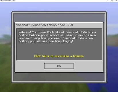 Minecraft trial