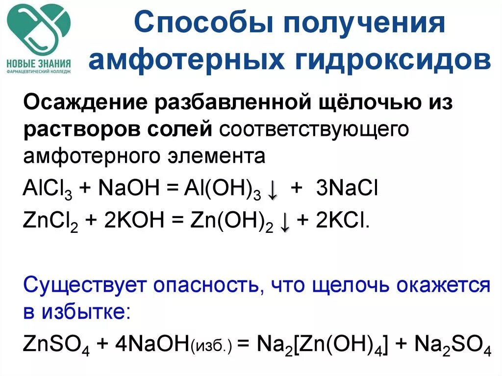 Zn oh амфотерный гидроксид. Способы получения амфотерных гидроксидов. Химические свойства амфотерных оснований. Взаимодействие гидроксидов с амфотерными оксидами. Способы получения амфотерных оснований.