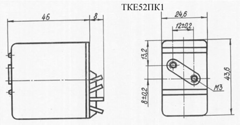 Пд 118. Реле тке52пд1. Реле СССР тке52пд. Реле тке52подг чертеж.