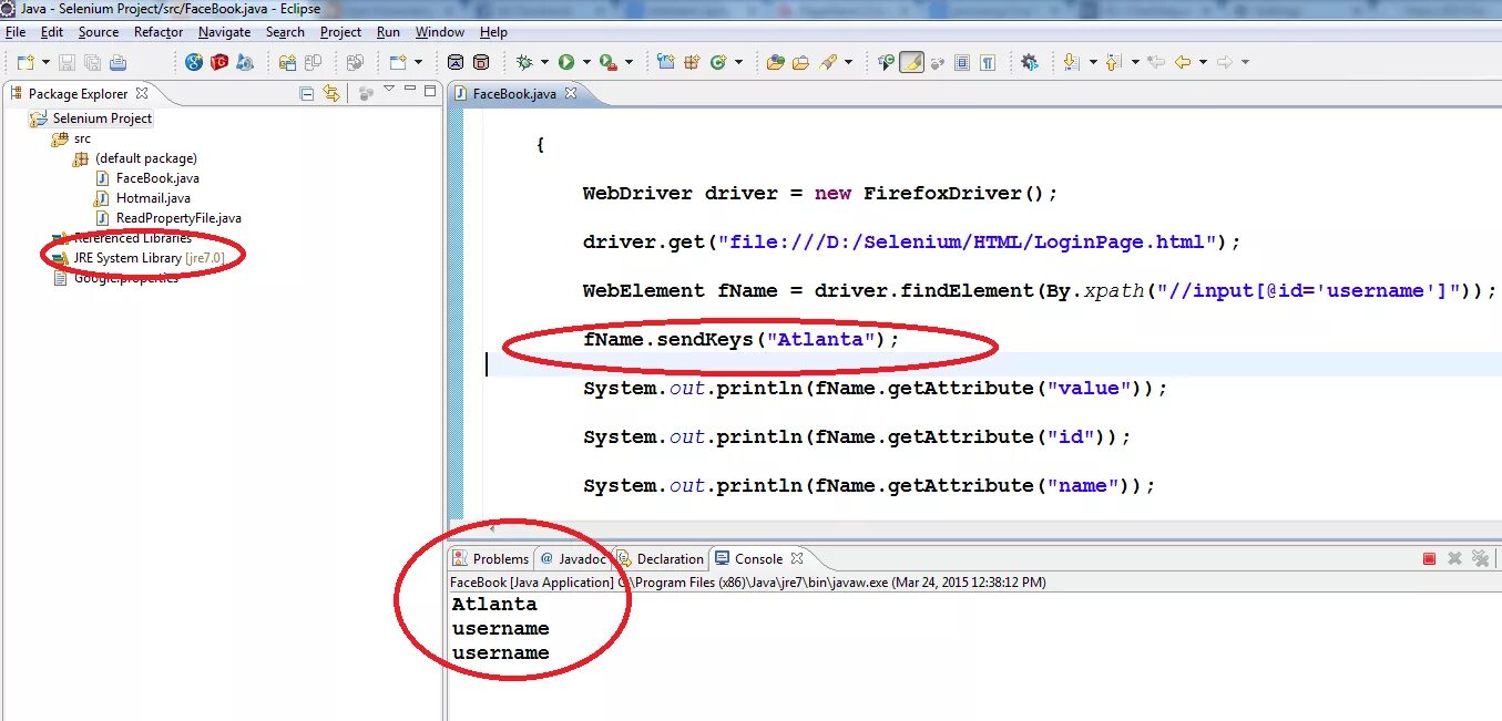 Get attribute name. Selenium java. getattribute. java webdriver settap. selenium actions java.
