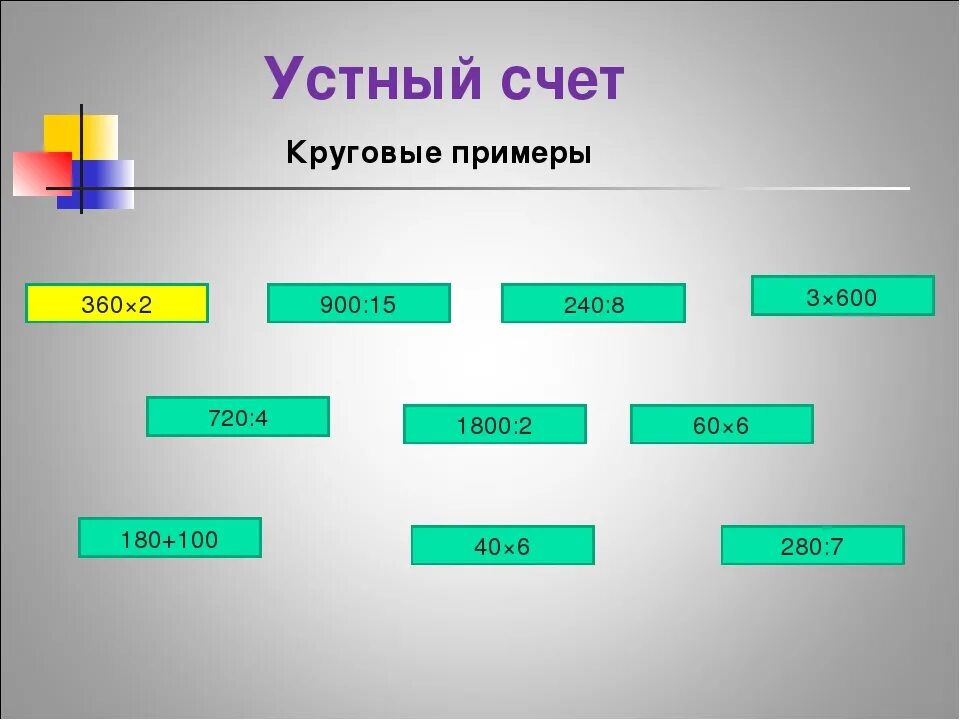 Примеры для устного счета. Круговые примеры. Круговые примеры 4 класс устный счёт. Устный счет 2 класс круговые примеры. Устный счет с ответами 4 класс математика